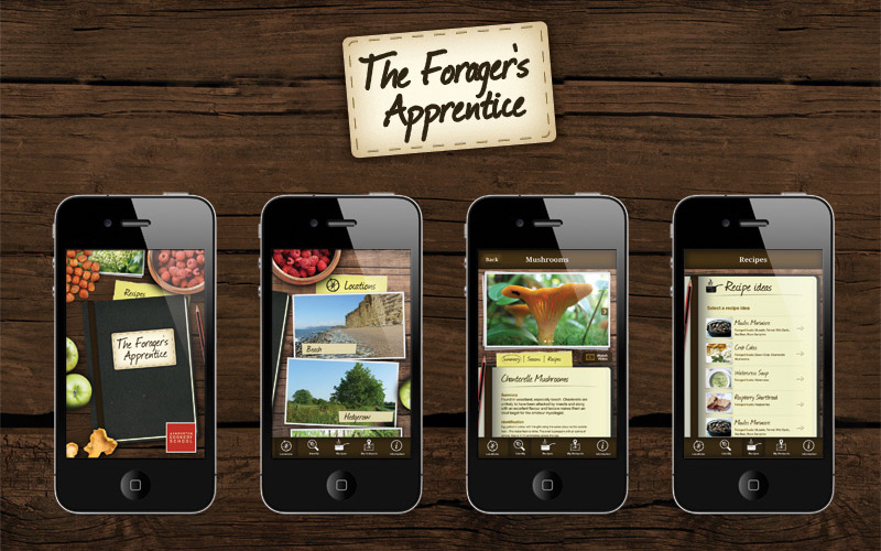 Foraging App featured on app store