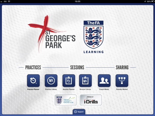 i-Drills adopted as the official FA Coach’s App