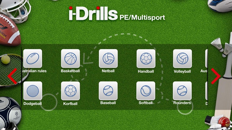 v iPadApp idrills multisport  x