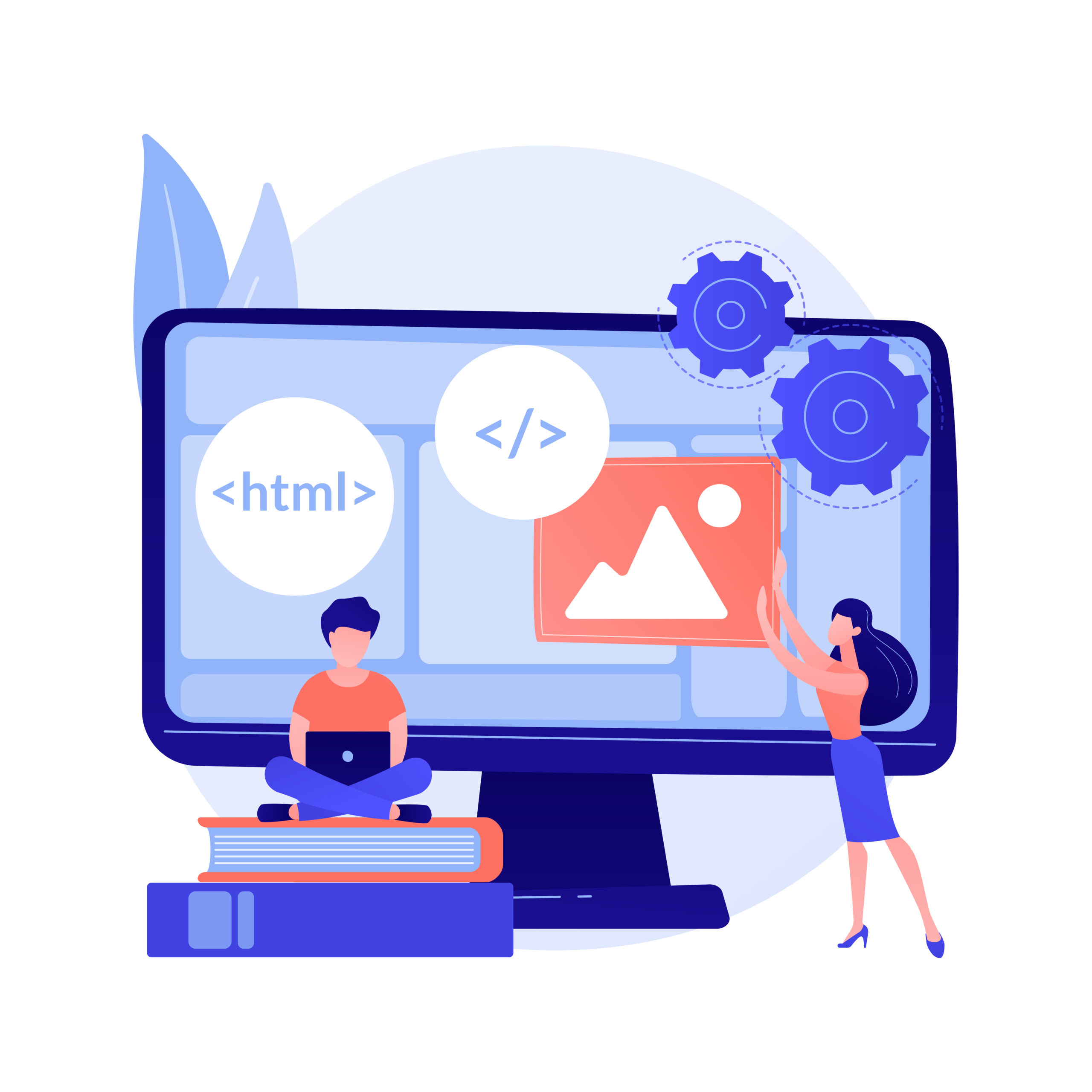 Web development courses vector concept metaphor App Development services